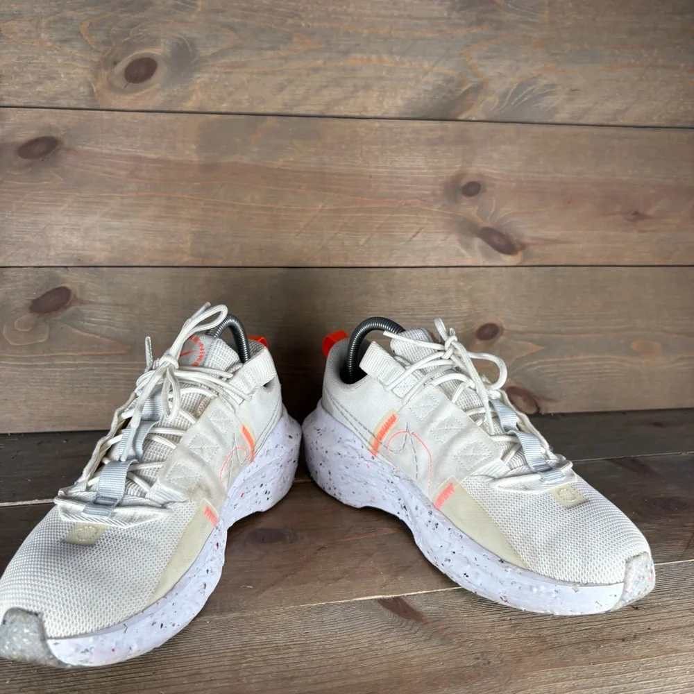nike crater impact womens size 8.5 shoes white athletic running sneakers